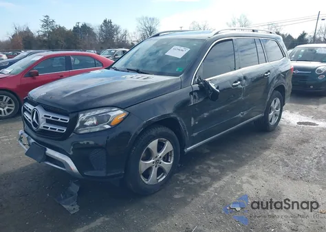 2017 Mercedes-Benz Gls 450 4Matic z USA, uszkodzony, nr VIN 4JGDF6EE4HA937149